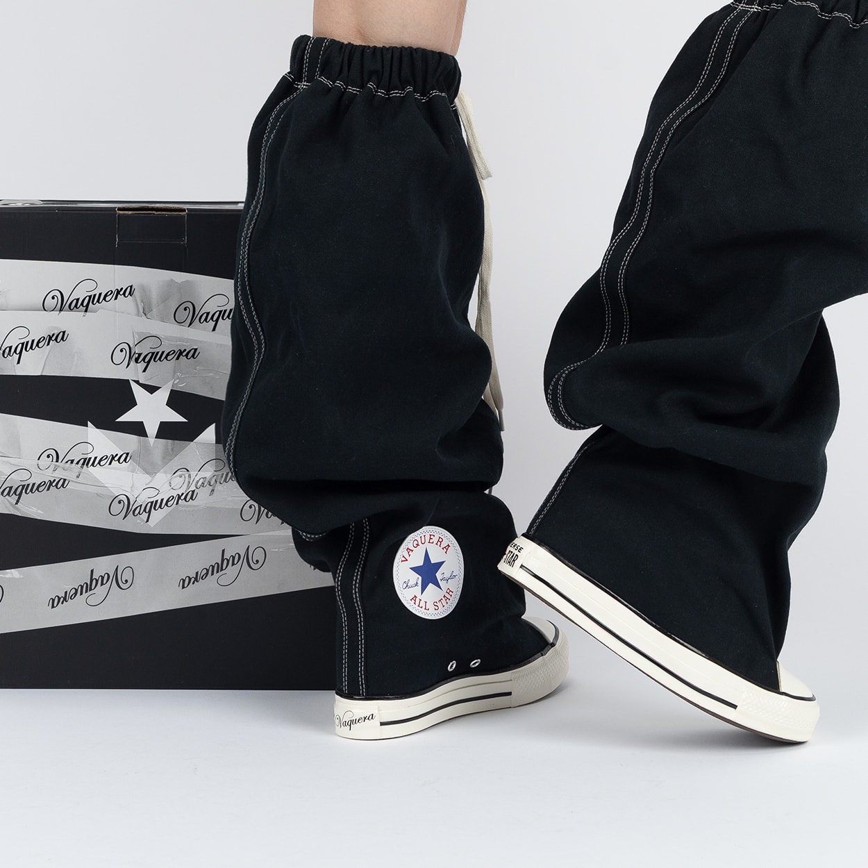 Tênis Converse Vaquera Chuck Taylor All Star Wedge XX-Hi Black