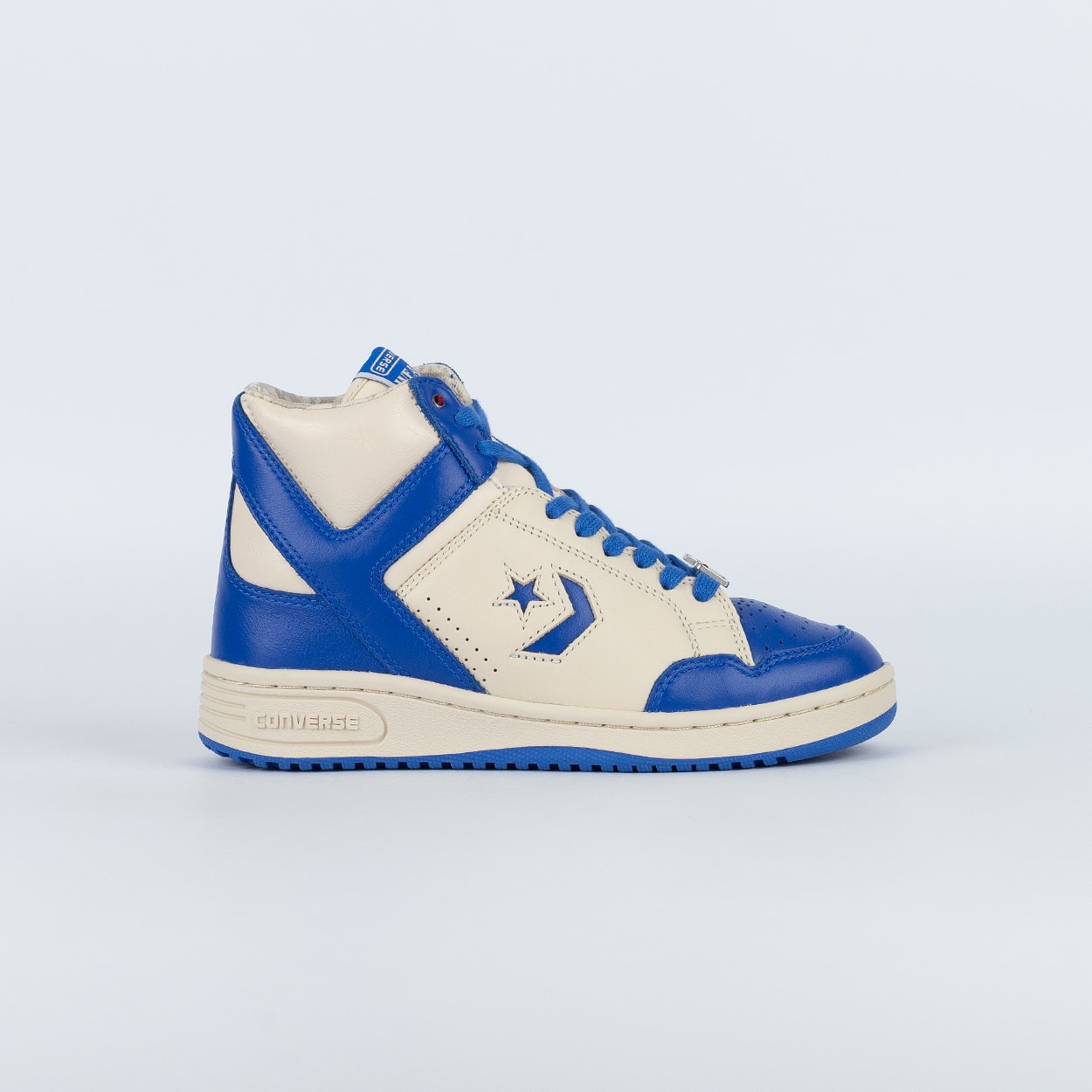 Tênis Converse Weapon Hi Stranger Things Natural Ivory Laser Blue