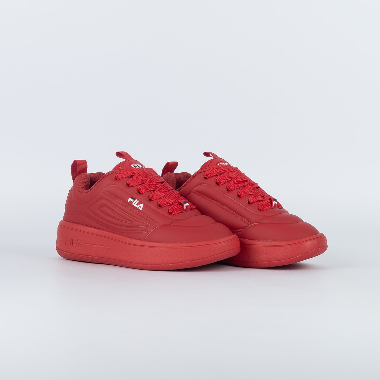 FILA スポーツドレス XL 赤 フィラ FILA ＜FILA/フィラ＞ゆったりフレアポロワンピース （オレンジ