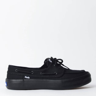 Tênis Keds Dockside Baybird Canvas Preto Preto KD666231 Tênis Keds Dockside Baybird Canvas Preto Preto KD666231