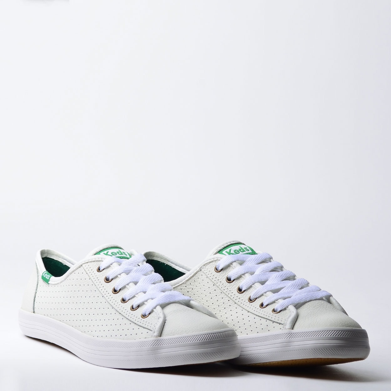 tênis keds kickstart perf leather branco