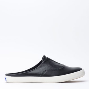 Tênis Keds Moxie Mule Wax Leather Preto KD1198001 Tênis Keds Moxie Mule Wax Leather Preto KD1198001