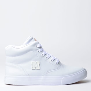 Tênis Mary Jane High School Couro White MJ-4149 Tênis Mary Jane High School Couro White MJ-4149