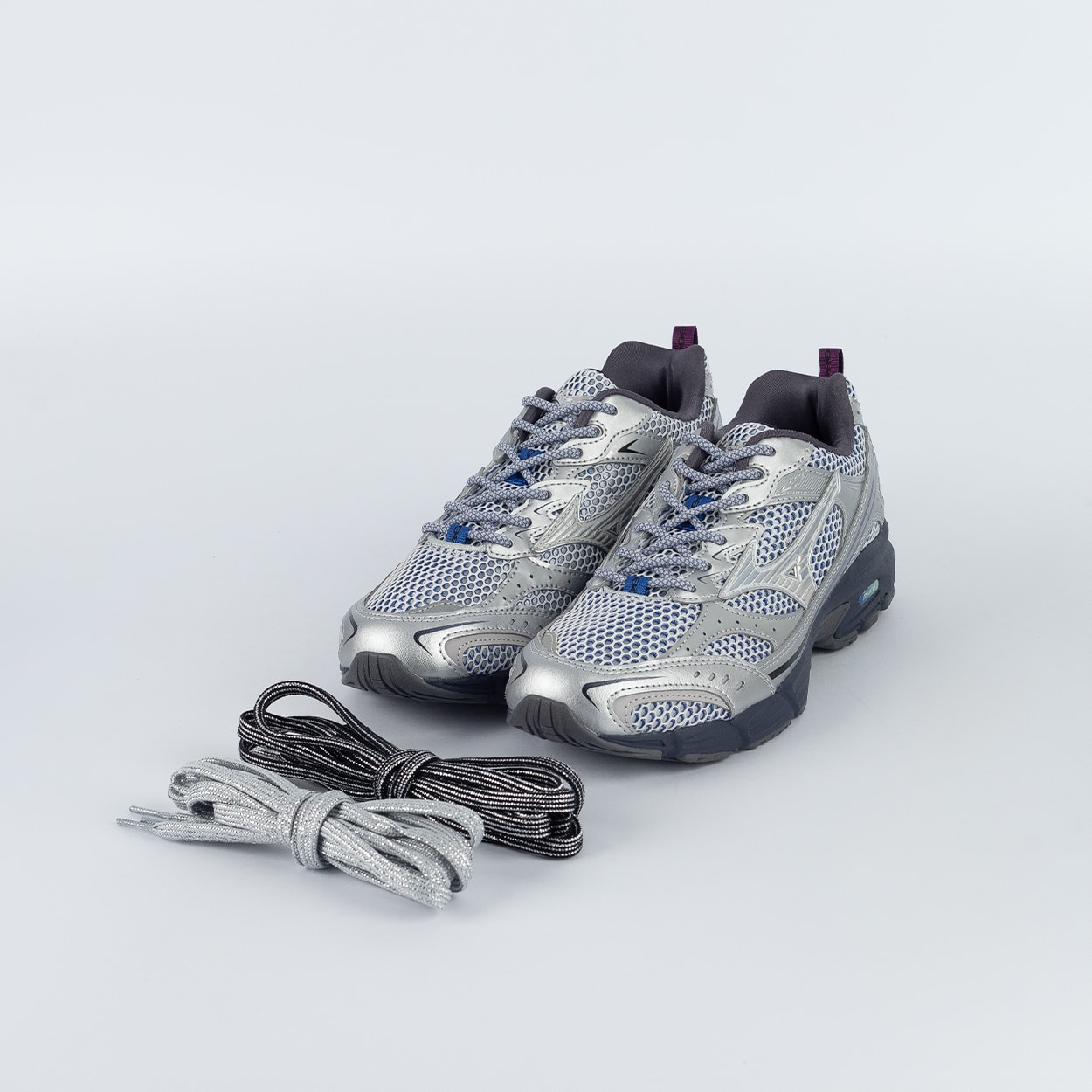 Tênis Mizuno MXR Space Lights Prata Prata Nimbus