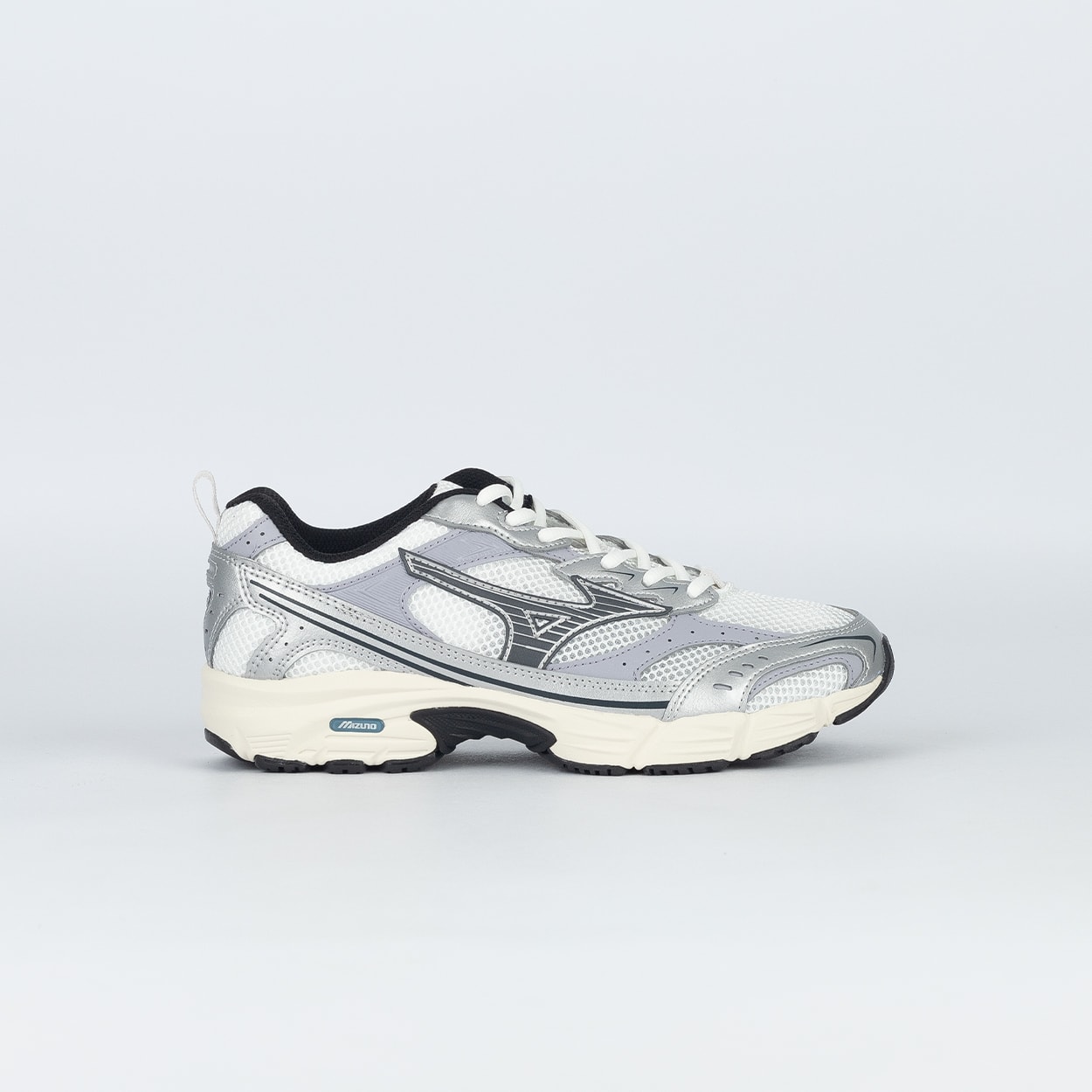 Tênis Mizuno MZR LS Original Branco Prata Azul 102242003BCPAAZ