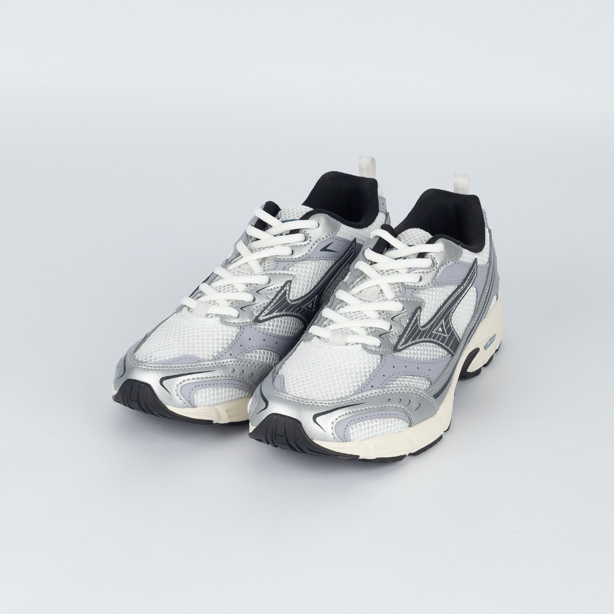 Tênis Mizuno MZR LS Original Branco Prata Azul 102242003BCPAAZ