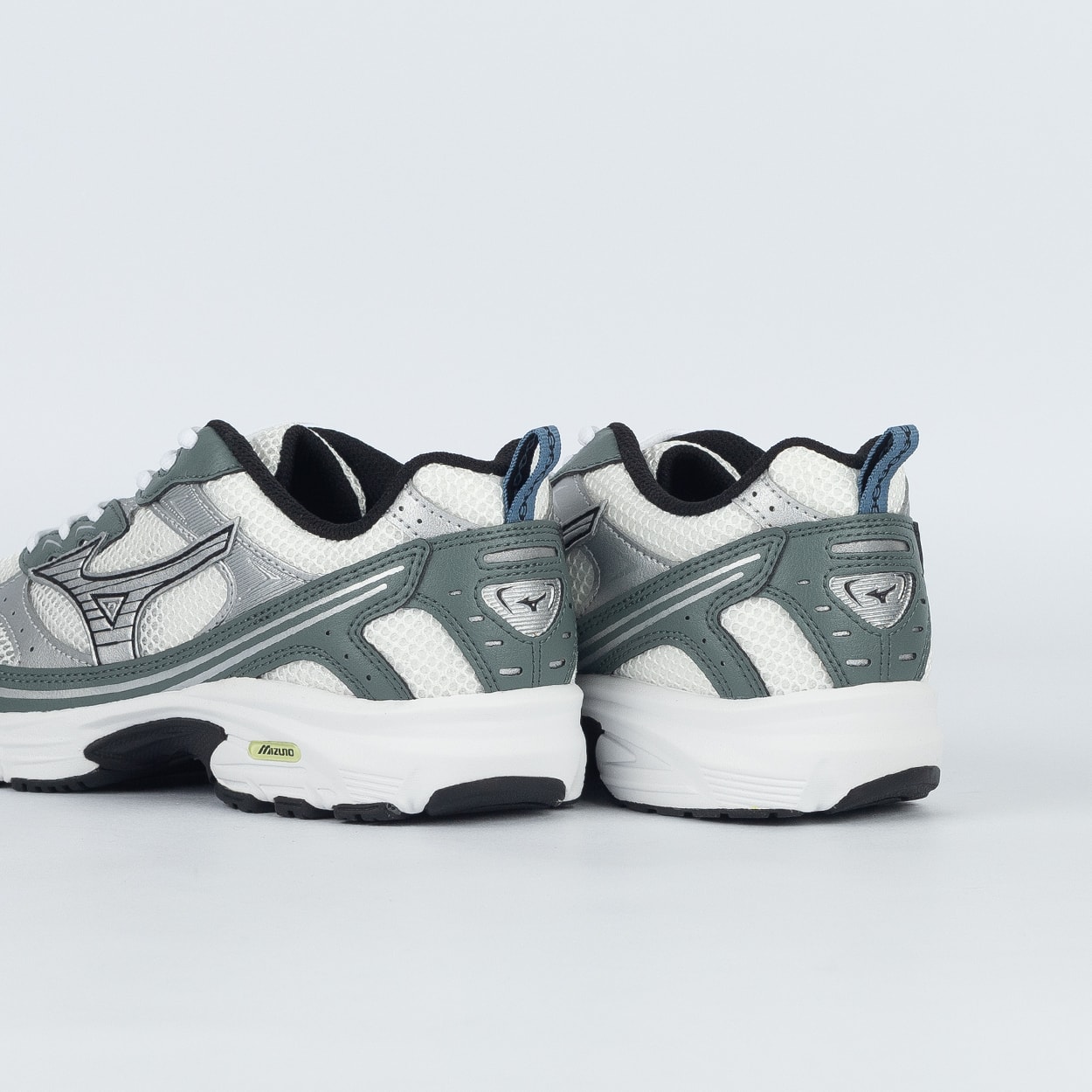 Tênis Mizuno MZR LS Original Branco Prata Verde 102034003BCPAVD