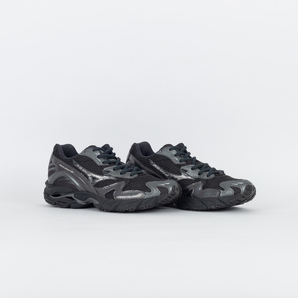 Tênis Mizuno Wave Rider 10 Sport Preto Prata