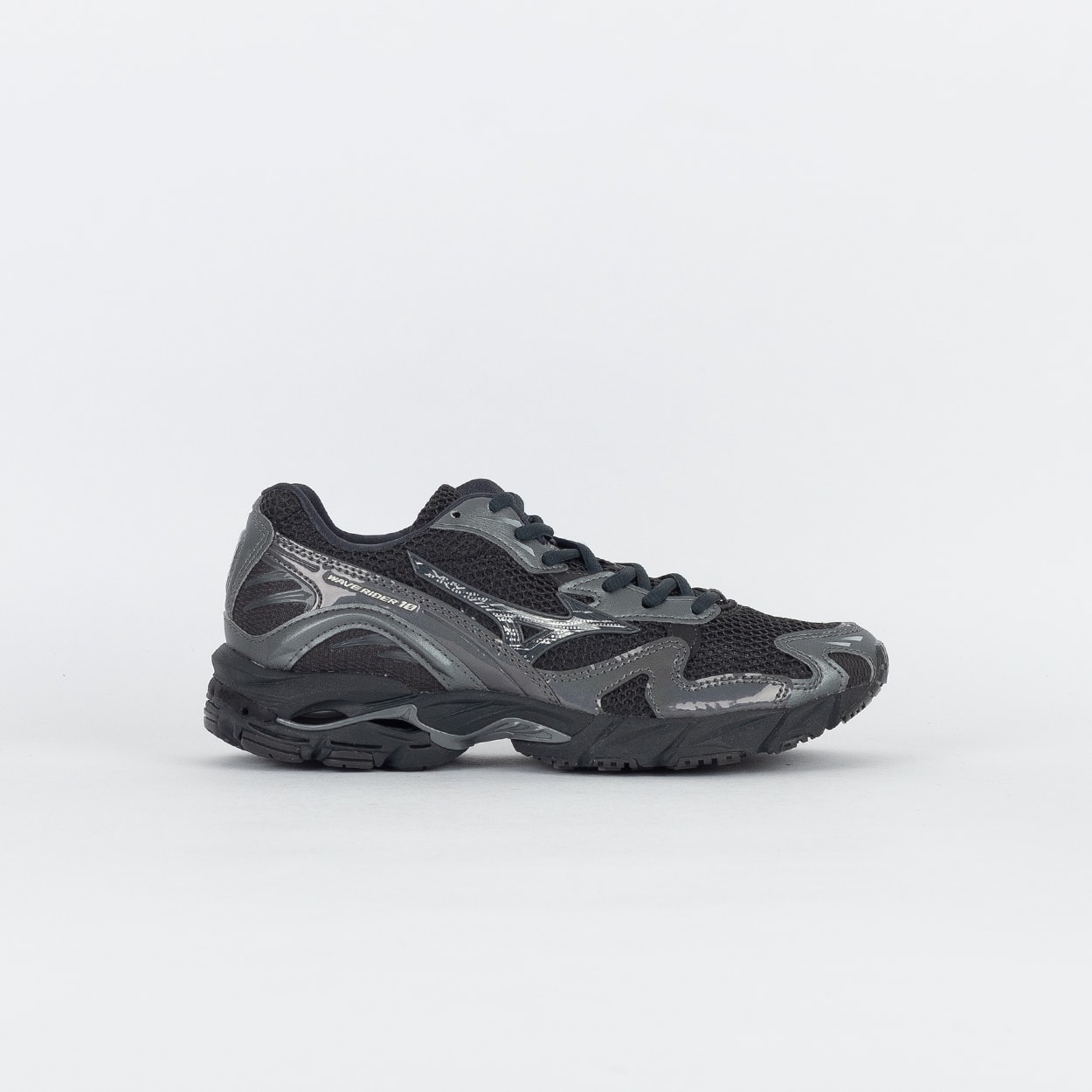 Tênis Mizuno Wave Rider 10 Sport Preto Prata