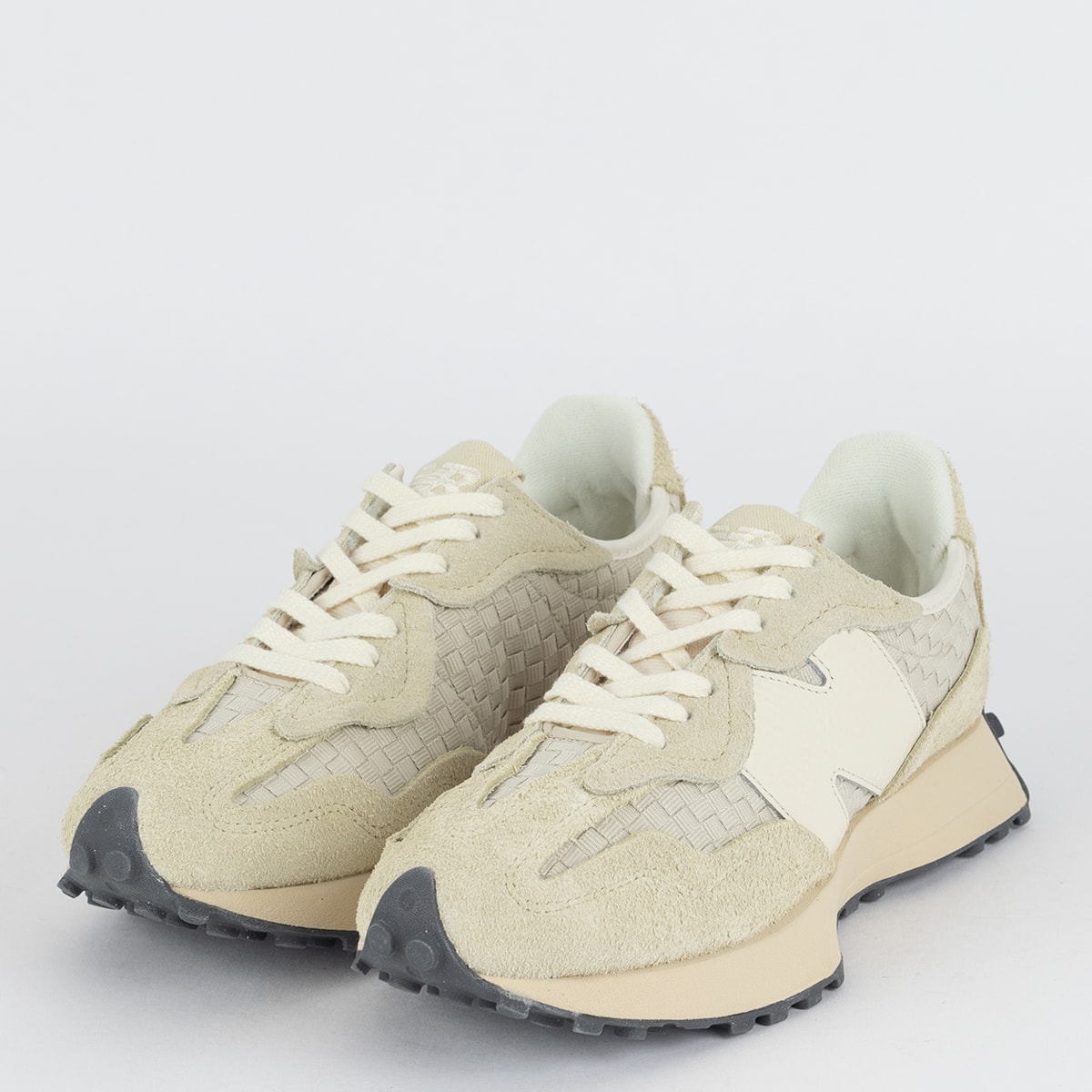 Tênis Feminino New Balance 327 Branco E Azul Têns Casual Estiloso