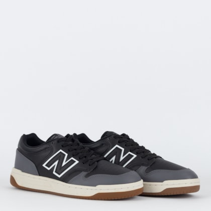 Tênis New Balance 480 Low Black Graphite BB480LKO