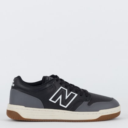 Tênis New Balance 480 Low Black Graphite BB480LKO