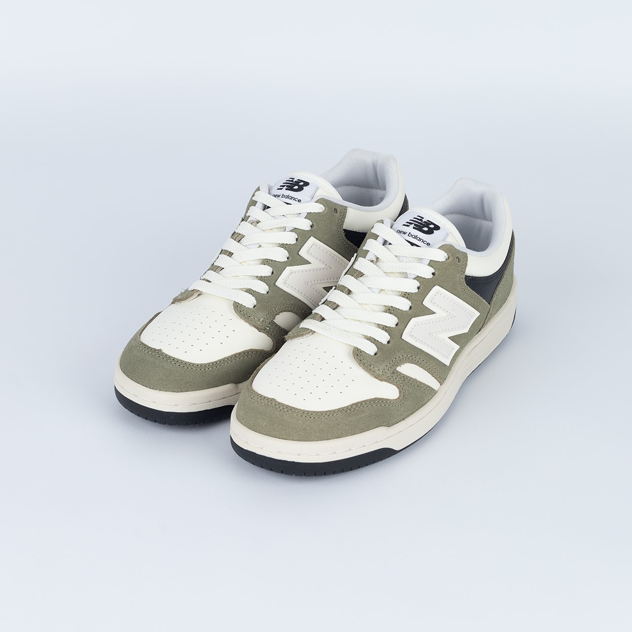 Tênis New Balance 480 Low Verde Musgo Bege Claro BB480HEJ