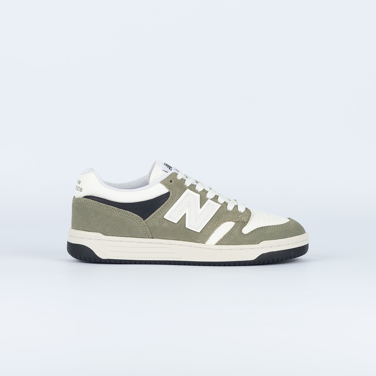 yページ/ヴィル Tênis New Balance 480 Low Verde Musgo Bege Claro BB480HEJ