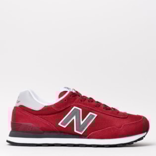 Tênis New Balance 515 Vermelho Cinza WL515CPD Tênis New Balance 515 Vermelho Cinza WL515CPD