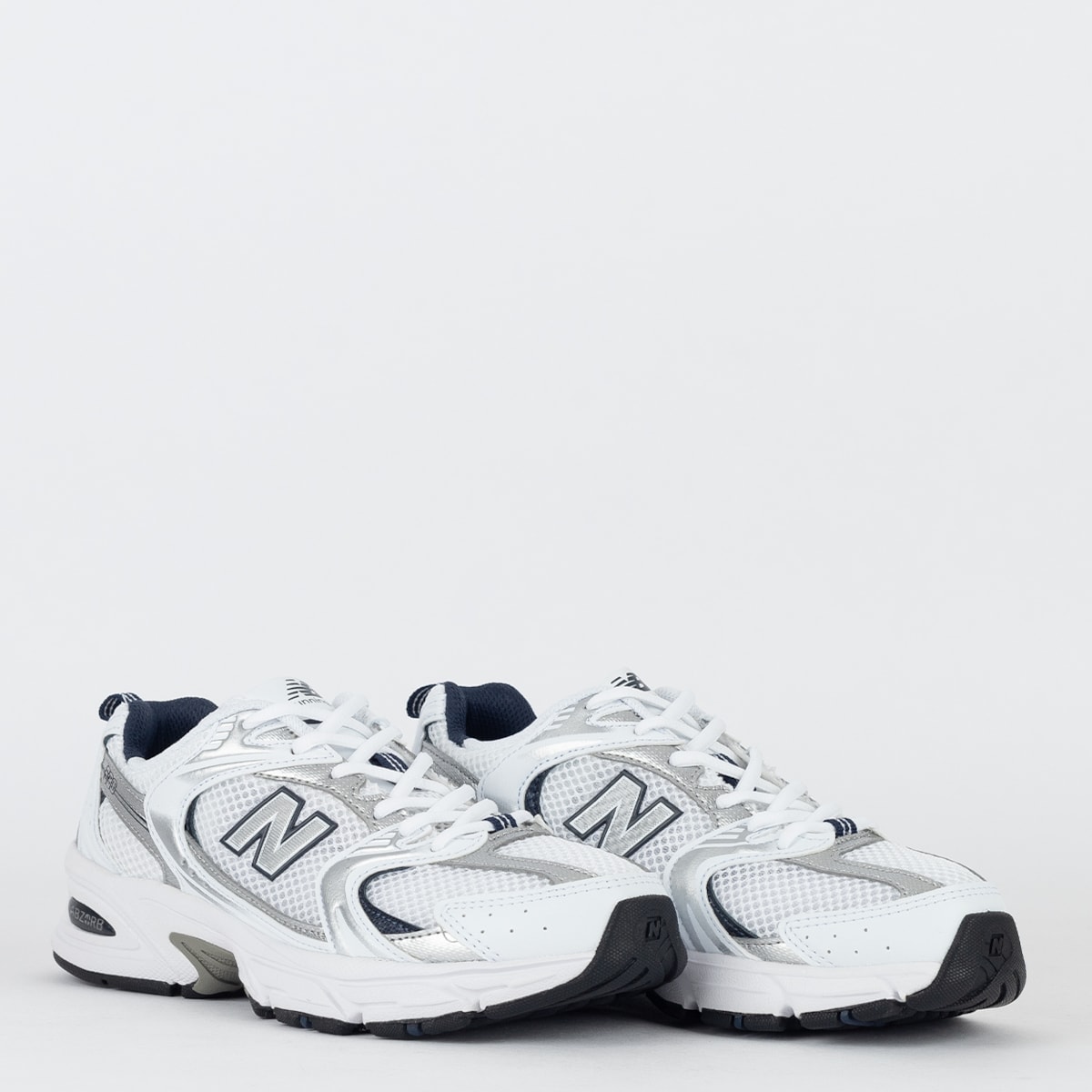 Tênis New Balance 530 Branco Prata Marinho MR530SG