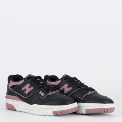 Tênis New Balance 550 Black Rosewood BBW550AH