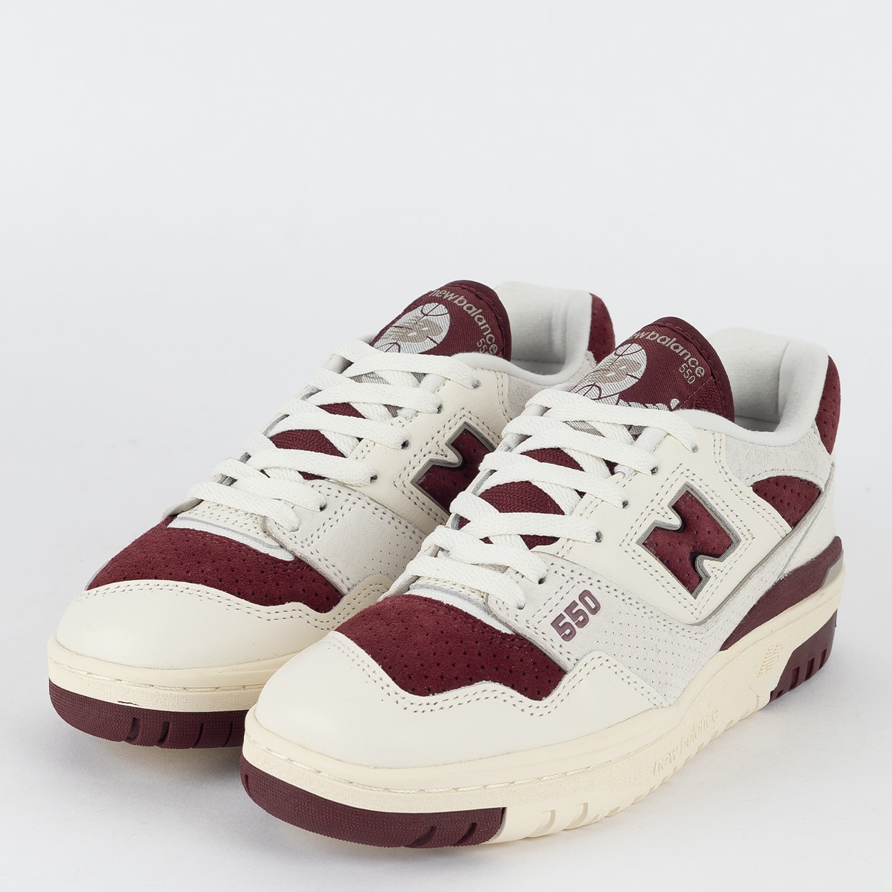 Tênis New Balance 550 Branco Bordo BB550LEZ