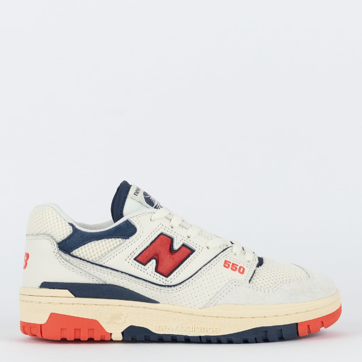 Tênis New Balance 550 Sea Salt Blast Red BB550CPB