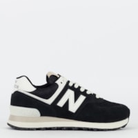 Tênis New Balance 574 V2 Preto Bege Claro U574TR2