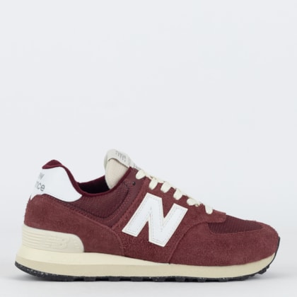 Tênis New Balance 574 V2 Wine Angora U574YC2