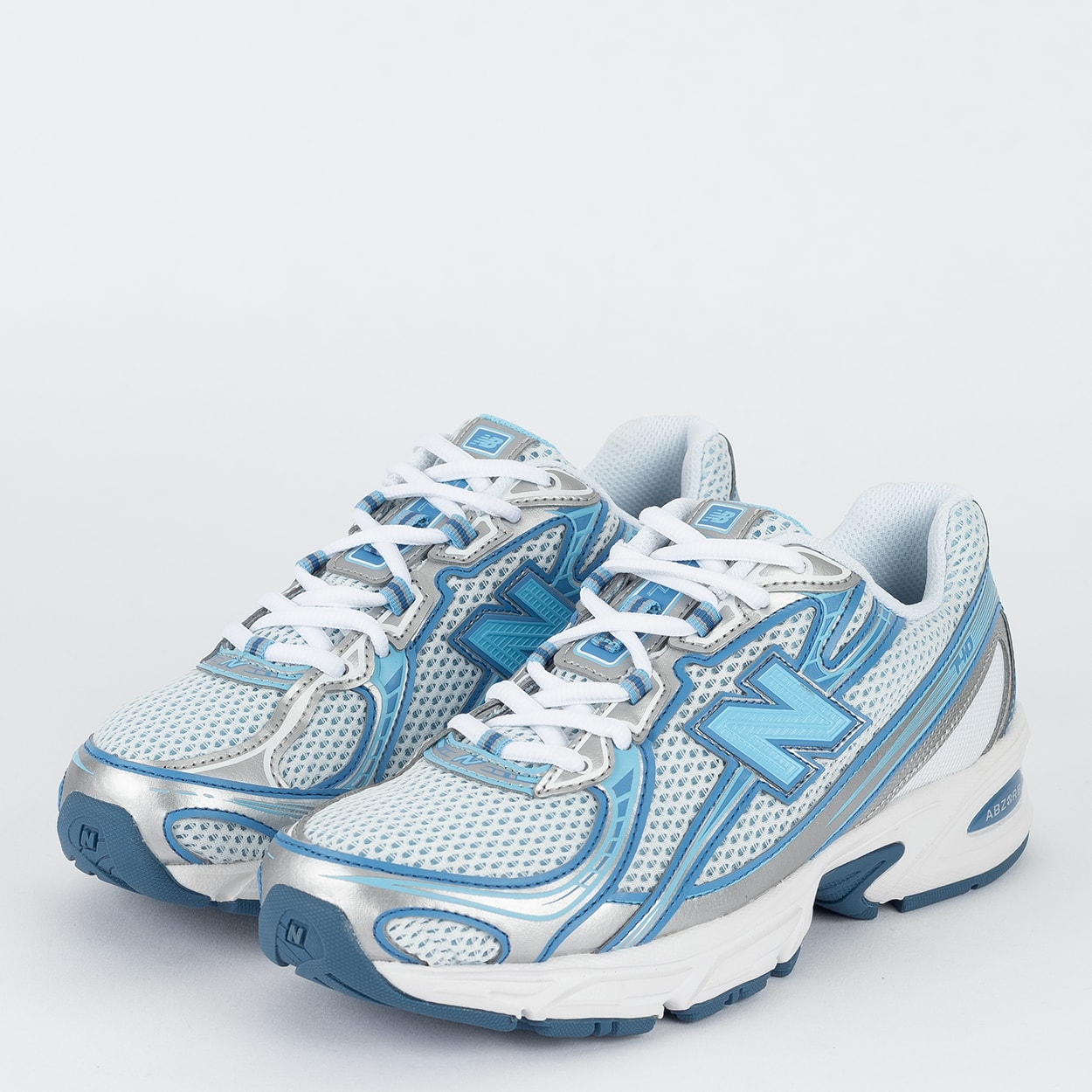 フルーガー Tênis New Balance 740 Branco Azul Celeste U740ST2