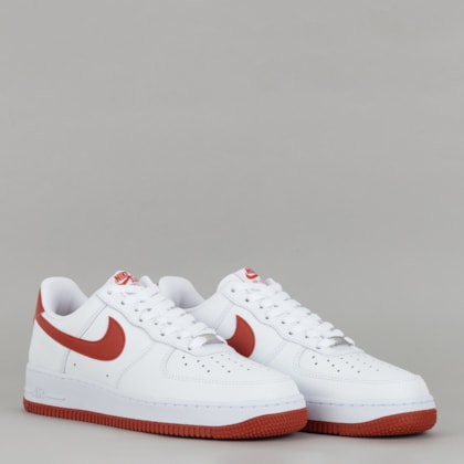 Tênis Nike Air Force 1 07 White Dragon Red FJ4146-106