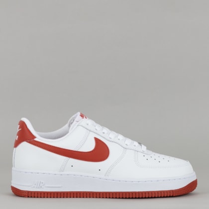 Tênis Nike Air Force 1 07 White Dragon Red FJ4146-106