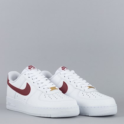 Tenis Nike Air Force 1 07 White Team Red CZ0326-100