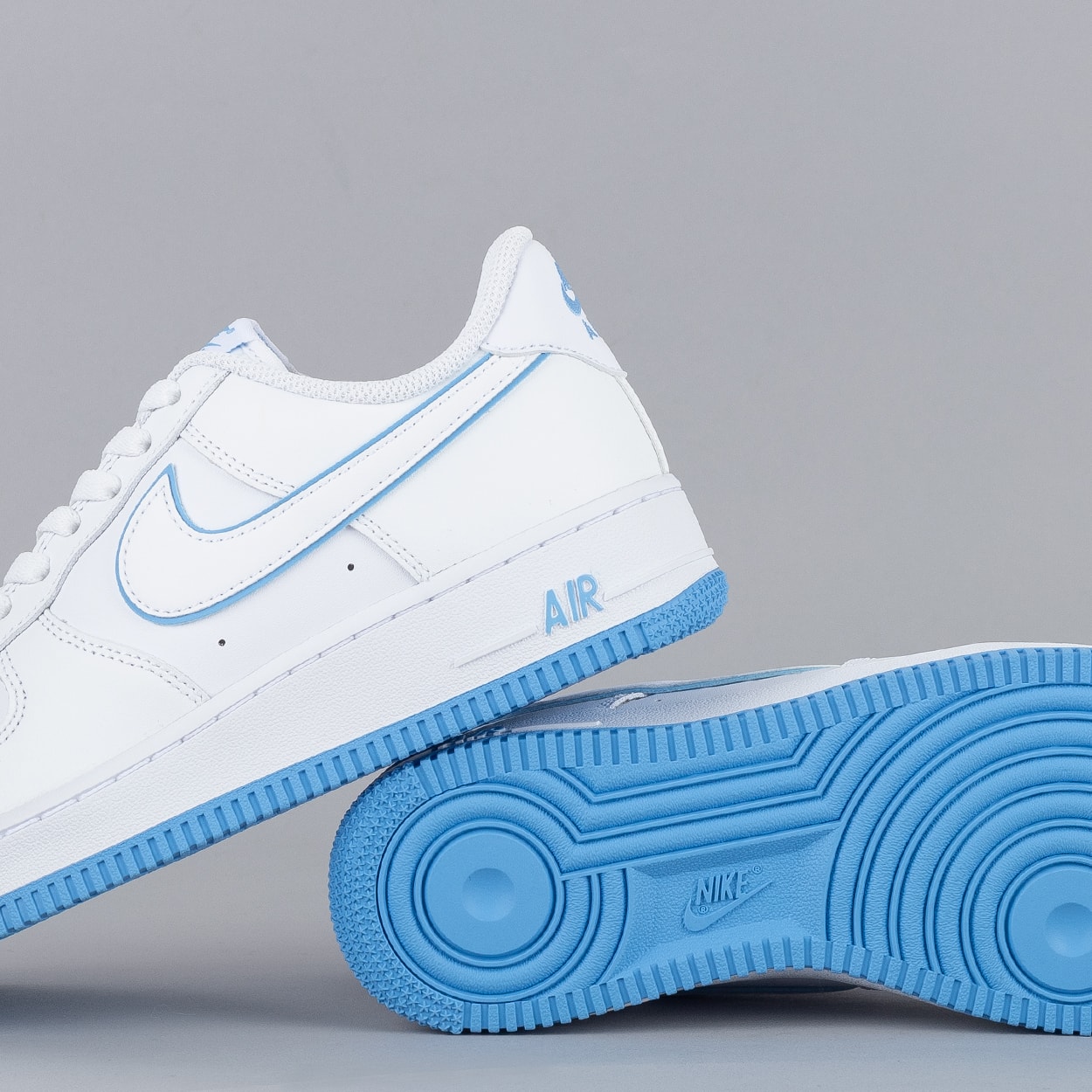 Air force ones with hot sale blue