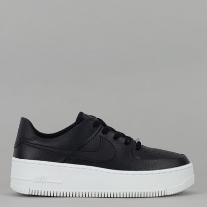 Tênis Nike Air Force 1 Sage Low Black Black White AR5339-002