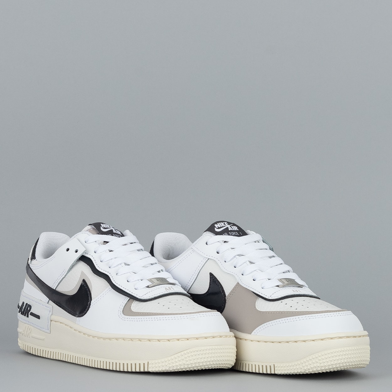 Tênis Nike Air Force 1 Shadow White Off Noir College Grey DZ1847-110