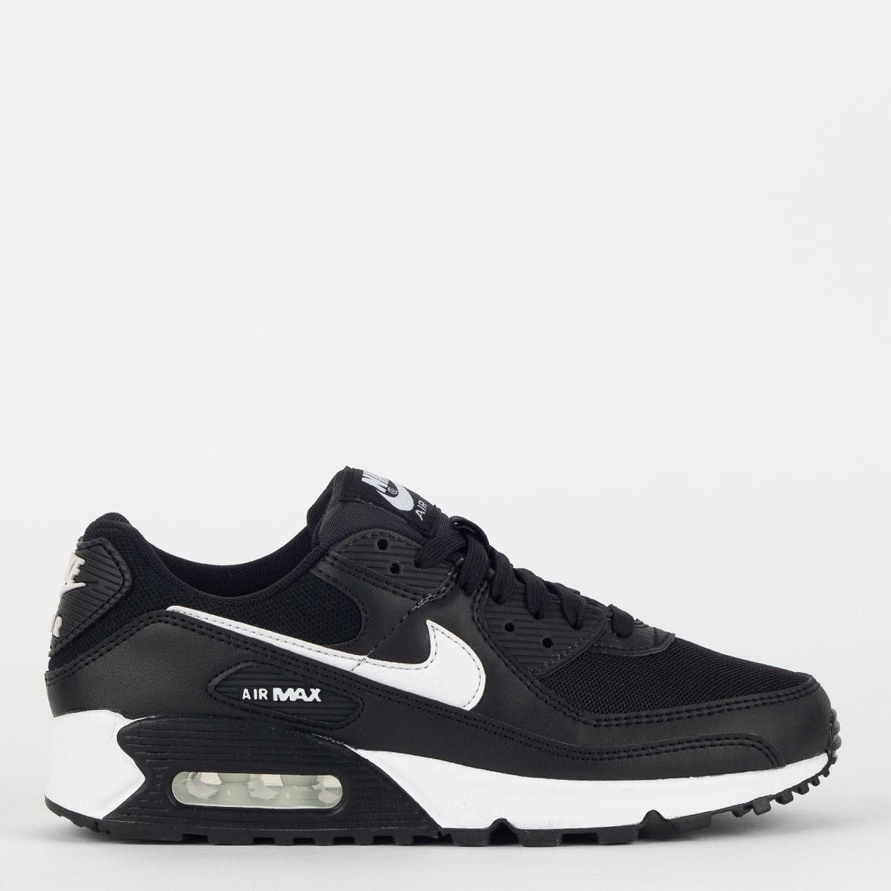 Air max 90 feminino branco store e preto