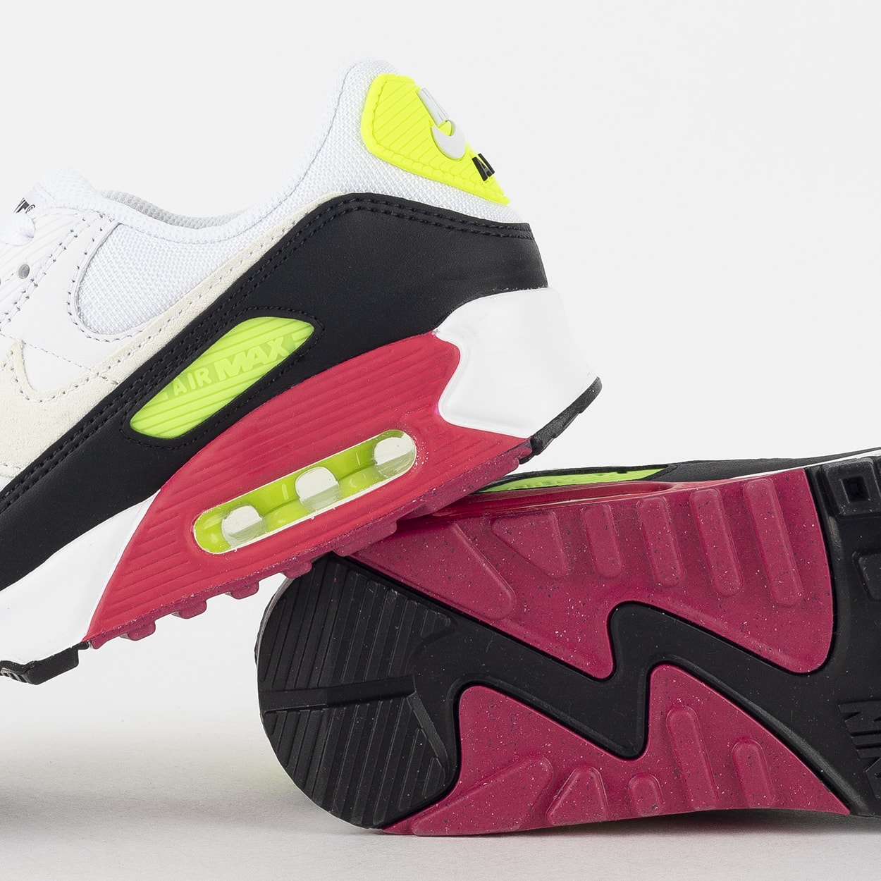 Air max 90 rosa com clearance branco