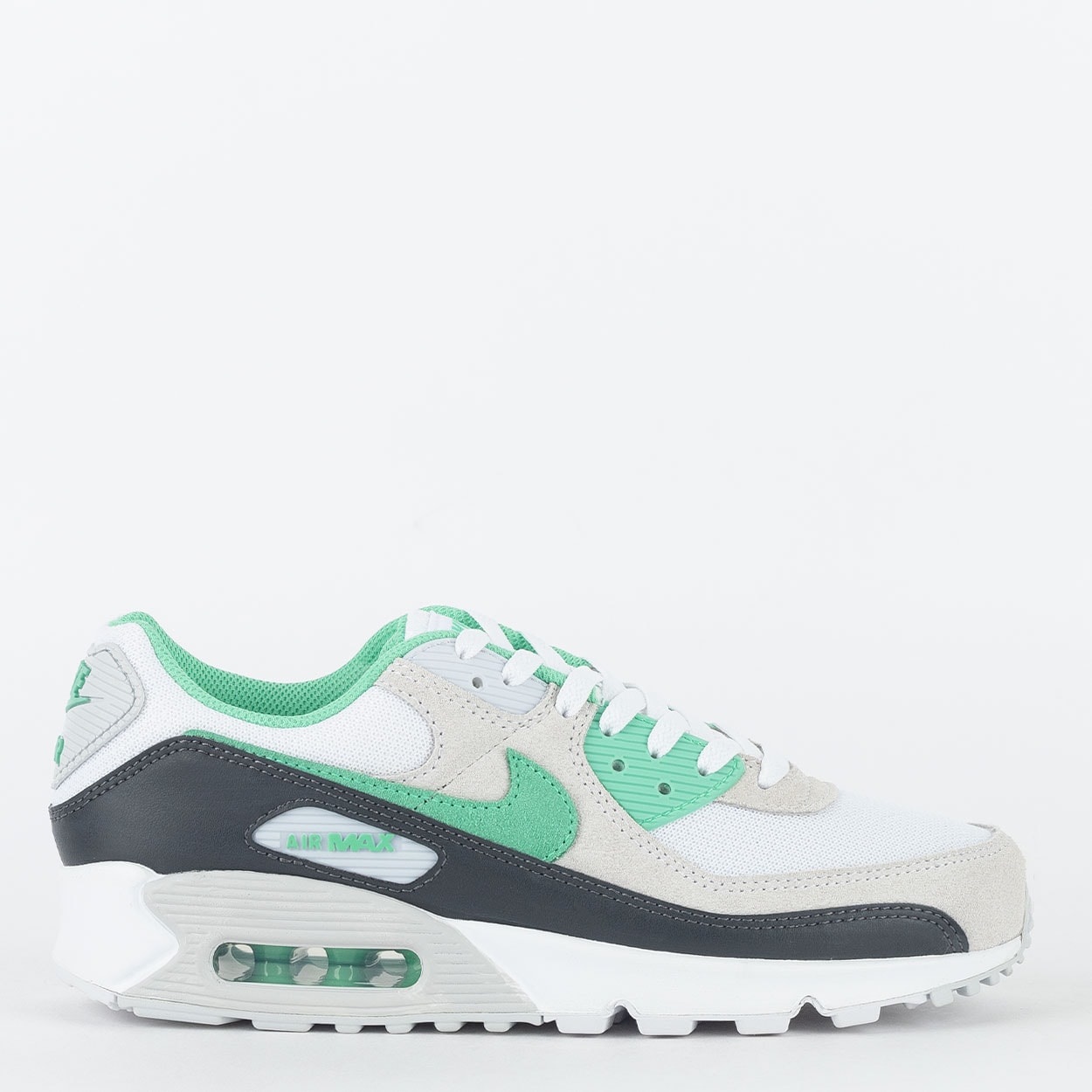 Nike air white cheap and green