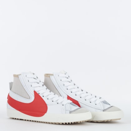 Tênis Nike Blazer Mid 77 Jumbo White Habanero Red DD3111-102