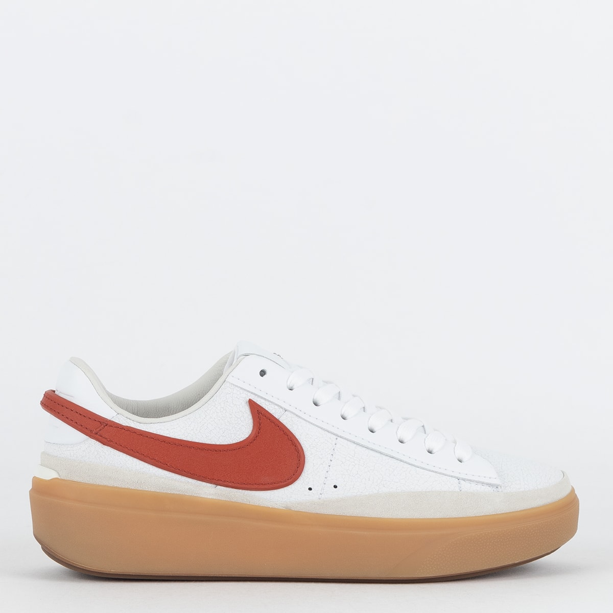 Tênis Nike Blazer Phantom Low White Dragon Red FN5820-100