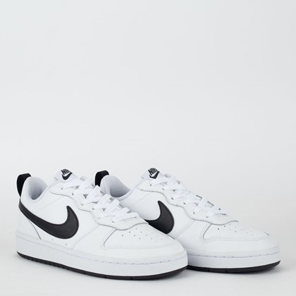 Tênis Nike Court Borough Low 2 White Black BQ5448-104