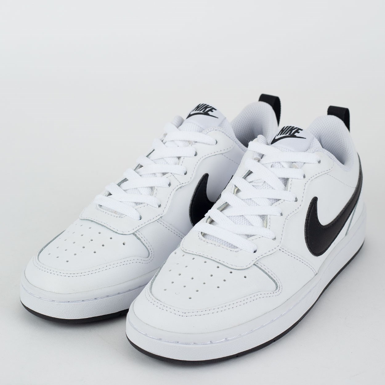 nike court borough low men's white