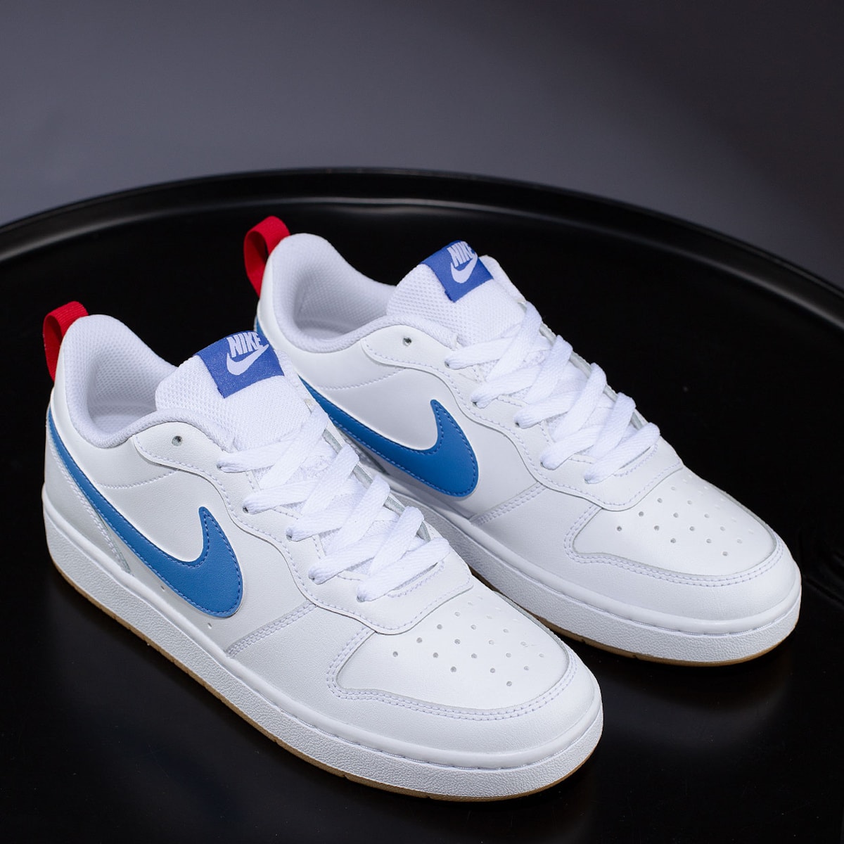 Tenis Nike Court Borough Low 2 White Blue Bq5448 109 Na Loja Virus 41