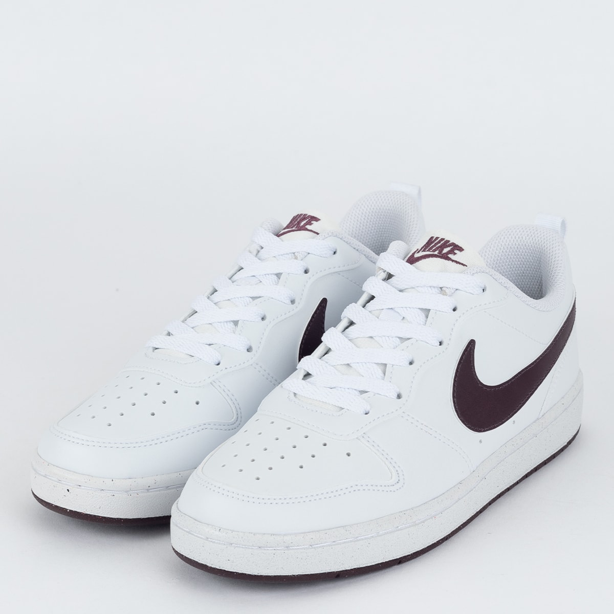 Court Borough Nike Branco Com Vermelho Tênis Infantil Nike Court