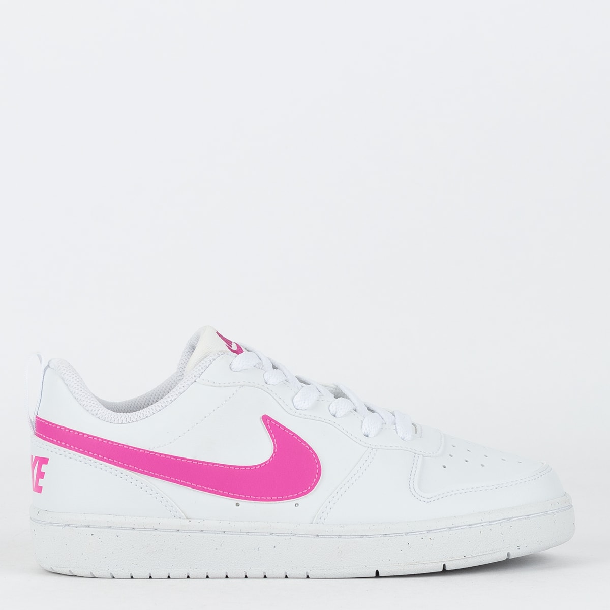 Tênis Nike Court Borough Low Recraft White Laser Fuchsia DV5456-113