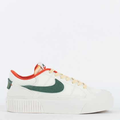 Tênis Nike Court Legacy Lift Sail Noble Green Picante Red FD0355-133