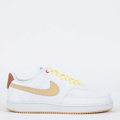 Tênis Nike Court Vision Low Canvas White Sesame Mineral Clay DV0736-100