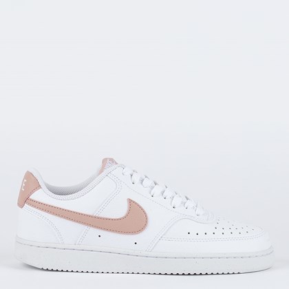 Tênis Nike Court Vision Low Next Nature White Pink DH3158-102
