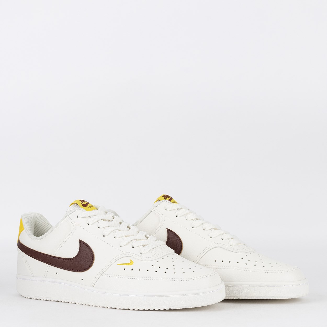 nike court vision low white brown