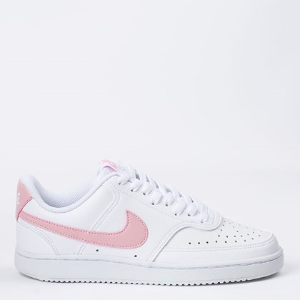 Tênis Nike Court Vision Low White Pink Glaze CD5434-100