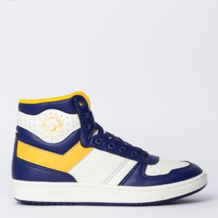 Tênis Pony City Wings Hi Mini Relax Marinho Branco Amarelo PO2601140 Tênis Pony City Wings Hi Mini Relax Marinho Branco Amarelo PO2601140