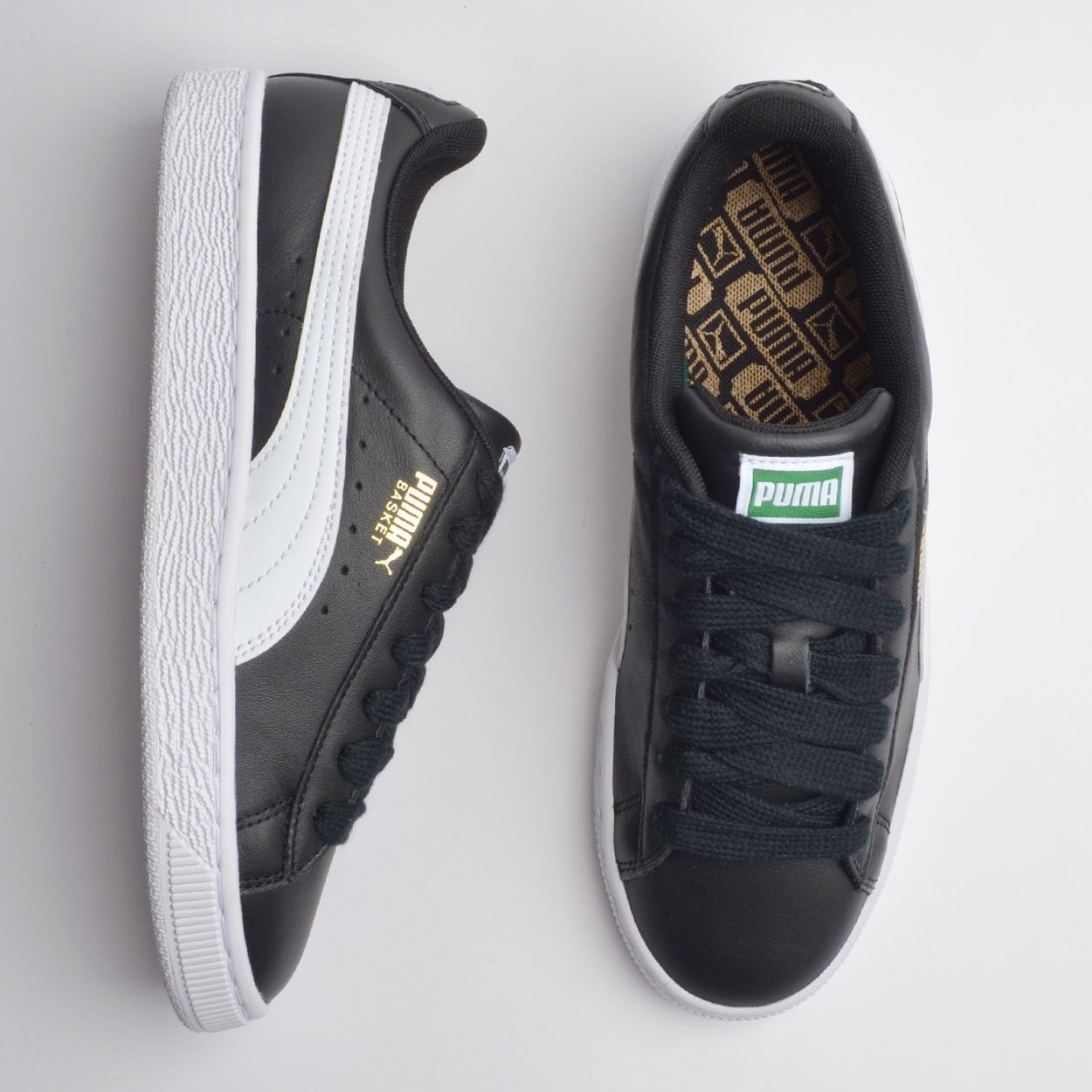 tênis couro puma basket classic lfs branco