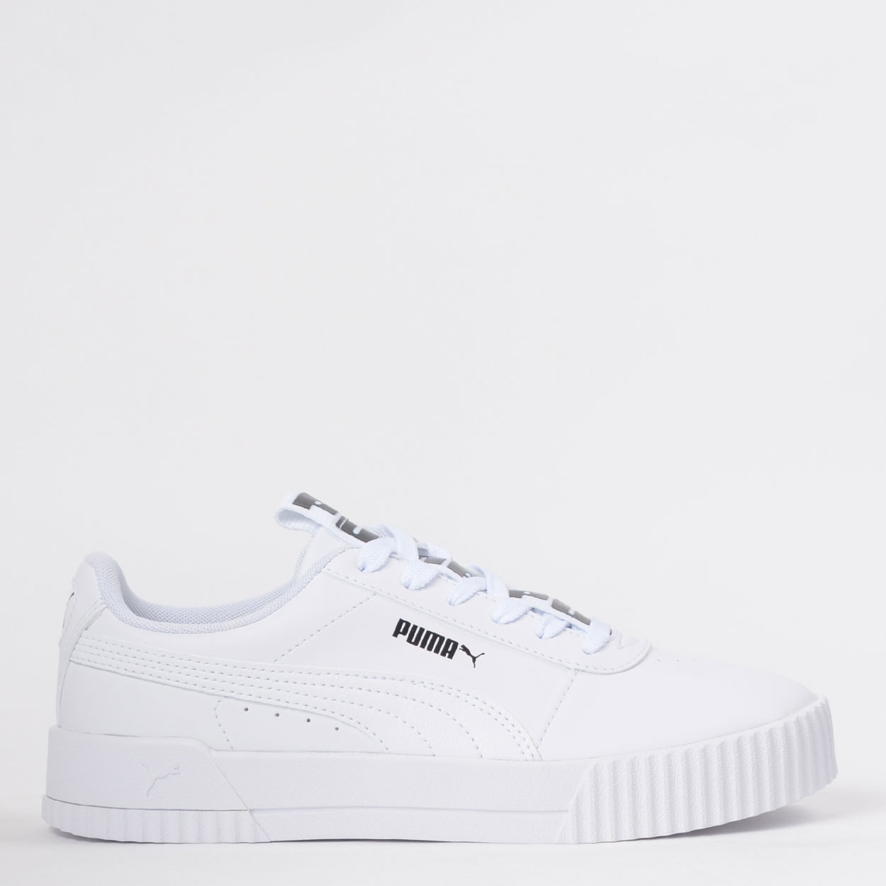 Tênis Puma Carina Bold White White 37285301 Tênis Puma Carina Bold White White 37285301